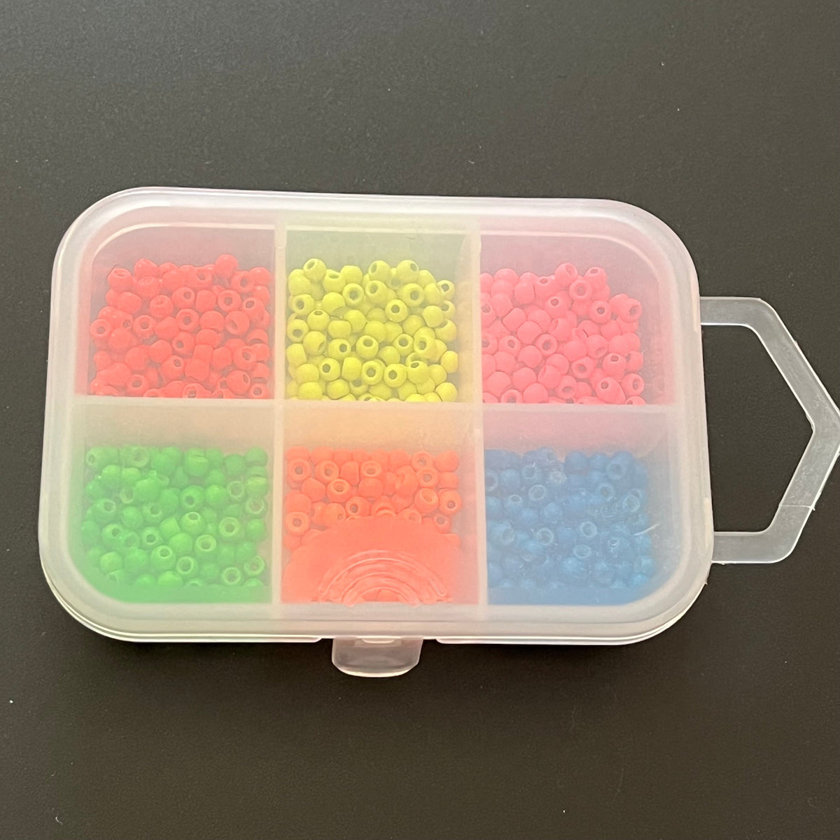 3.2mm Coloured Brass Beads – Box of 600